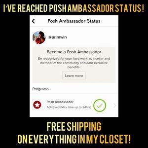 I’ve Reached Posh Ambassador Status!